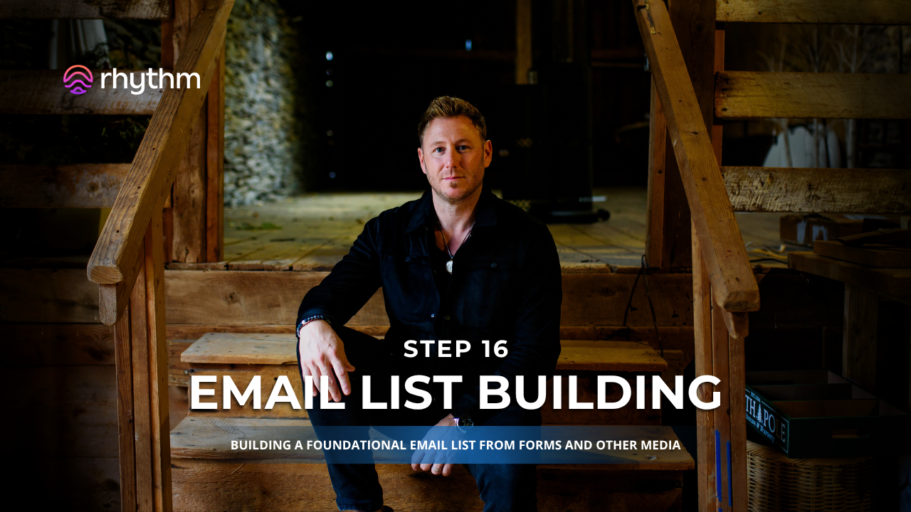 Step 16 - Email List Building